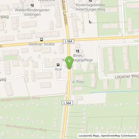 Standortübersicht der Tankstelle Aral Tankstelle Th. Hänsch in 37083 Göttingen