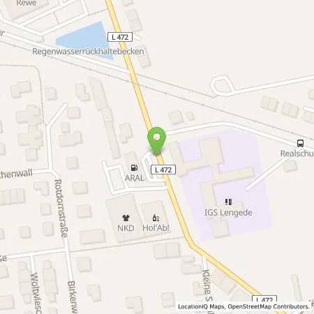 Standortübersicht der Tankstelle Aral Tankstelle in 38268 Lengede