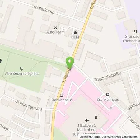 Standortübersicht der Tankstelle HEM Tankstelle in 38350 Helmstedt