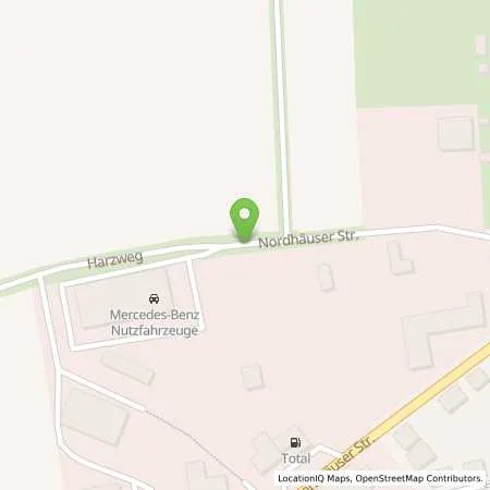 Standortübersicht der Tankstelle Nutzfahrzeuge Hasselfelde GmbH in 38899 Hasselfelde