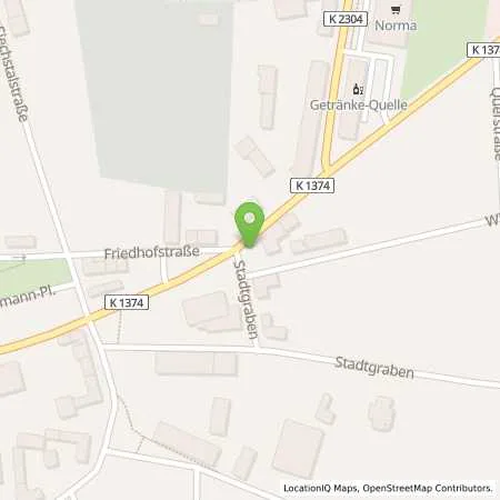 Standortübersicht der Tankstelle Esso Tankstelle in 39439 Güsten