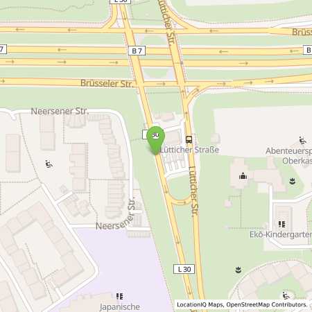 Standortübersicht der Autogas (LPG) Tankstelle: ARAL Station in 40547, Düsseldorf