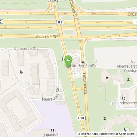 Standortübersicht der Tankstelle ARAL Station in 40547 Düsseldorf