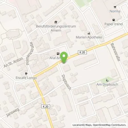 Standortübersicht der Tankstelle Aral Tankstelle in 41366 Schwalmtal (Amern)