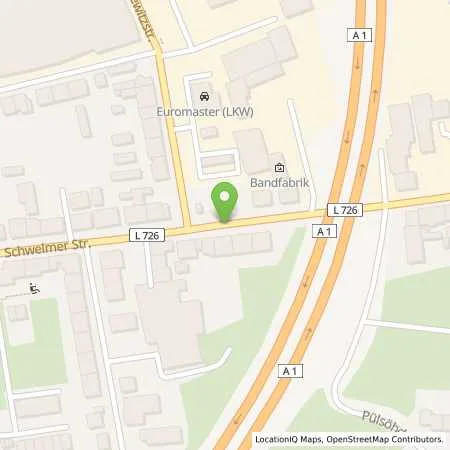 Standortübersicht der Tankstelle Nowak - Autogasequipment in 42389 Wuppertal