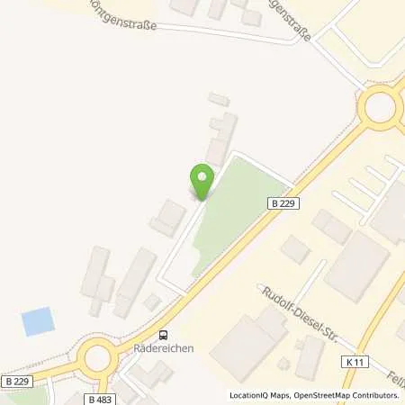 Standortübersicht der Tankstelle Bever GmbH &C o. KG in 42477 Radevormwald