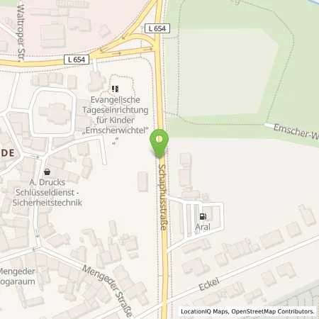 Standortübersicht der Tankstelle Autoservice Borgmann in 44359 Dortmund-Mengede