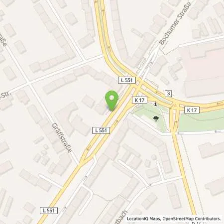 Standortübersicht der Tankstelle HEM-Tankstelle in 44625 Herne