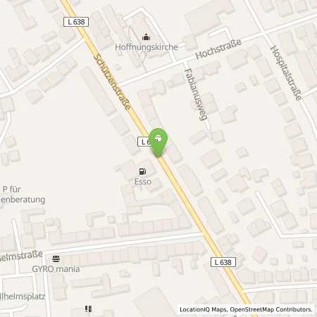 Standortübersicht der Tankstelle Esso Station Martina Gudorf e. K. in 45699 Herten