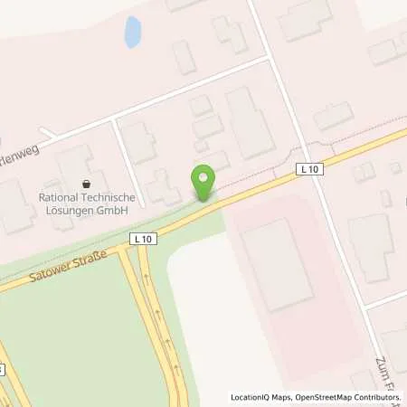 Standortübersicht der Tankstelle Rheingaspartner HEM TS in 18198 Kritzmov