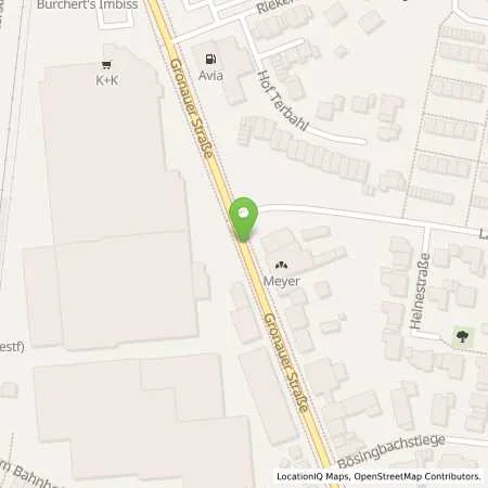 Standortübersicht der Tankstelle AVIA Tankstelle in 48599 Gronau (Epe)