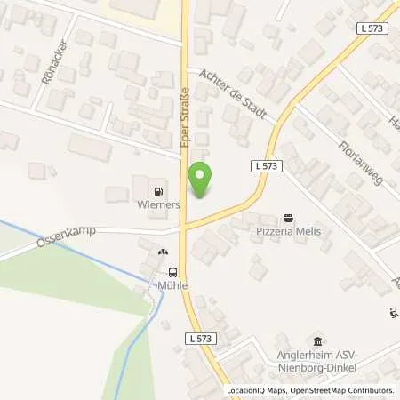 Standortübersicht der Tankstelle AVIA Tankstelle in 48619 Heek (Nienborg)