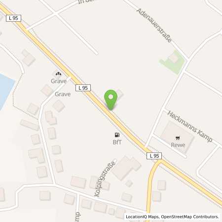 Standortübersicht der Autogas (LPG) Tankstelle: bft - Tankstelle in 49170, Hagen