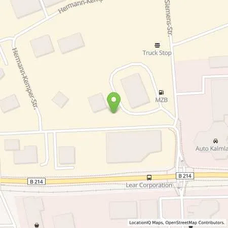 Standortübersicht der Tankstelle MzB GmbH in 49593 Bersenbrück