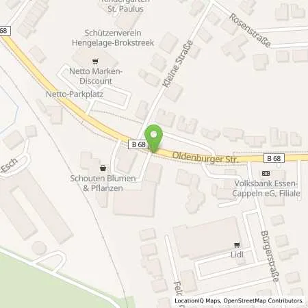 Standortübersicht der Tankstelle bft - Tankstelle in 49610 Quakenbrück