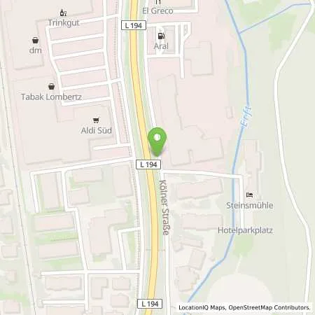 Standortübersicht der Tankstelle ARAL Station Sabine Hehs in 53902 Bad Münstereifel