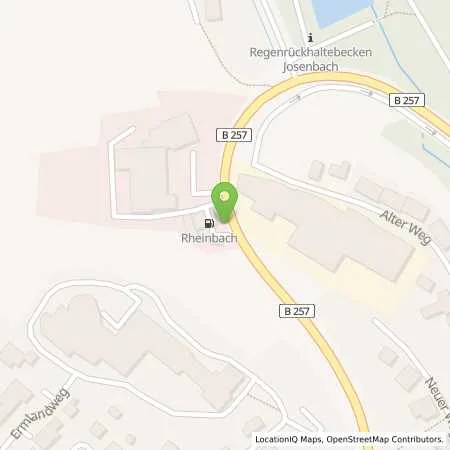 Standortübersicht der Tankstelle Autogas Rheinbach (Tankautomat) in 54550 Daun