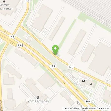 Standortübersicht der Tankstelle ARAL-Center in 56070 Koblenz-Lützel