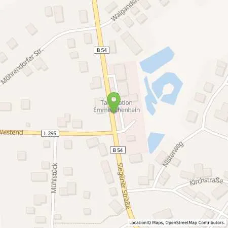 Standortübersicht der Tankstelle Freie Tankstelle Sarholz in 56477 Rennerod (Emmerichenhain)