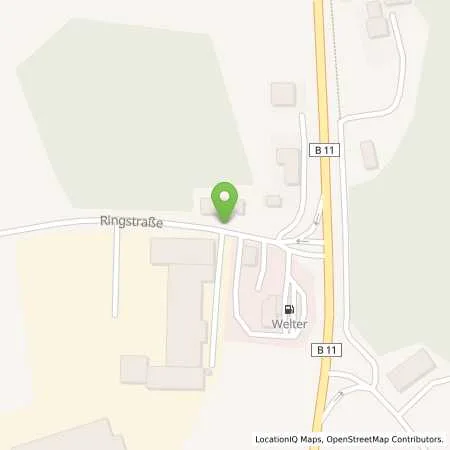 Standortübersicht der Tankstelle Welter, Agip-Vertragshändler in 94265 Patersdorf