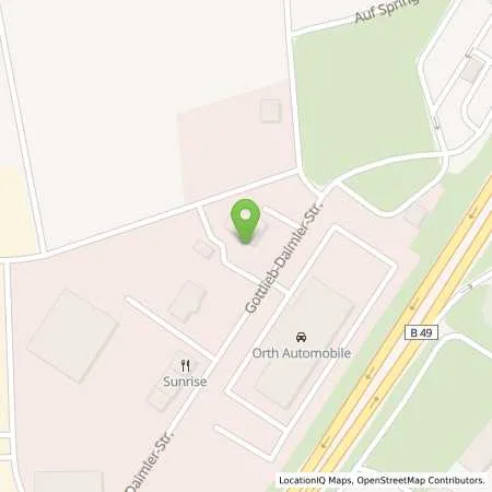 Standortübersicht der Tankstelle AutoService B49 GbR in 65614 Beselich (Obertiefenbach)