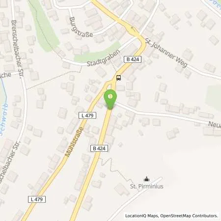 Standortübersicht der Tankstelle bft Tankstelle Maus in 66482 Zweibrücken