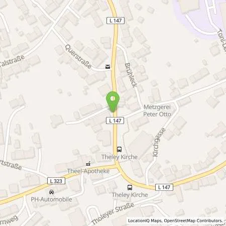 Standortübersicht der Tankstelle Bosch Car Service Leusch in 66636 Tholey