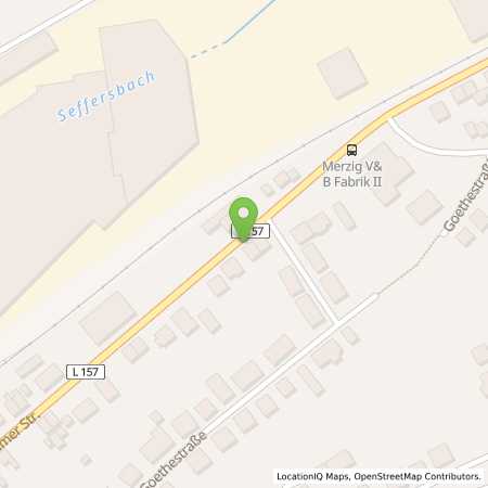 Standortübersicht der Autogas (LPG) Tankstelle: ED-Tankstelle in 66663, Merzig