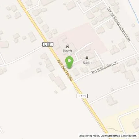 Standortübersicht der Tankstelle Autohaus Gebr. Barth + Shell Tankstelle in 66709 Weiskirchen