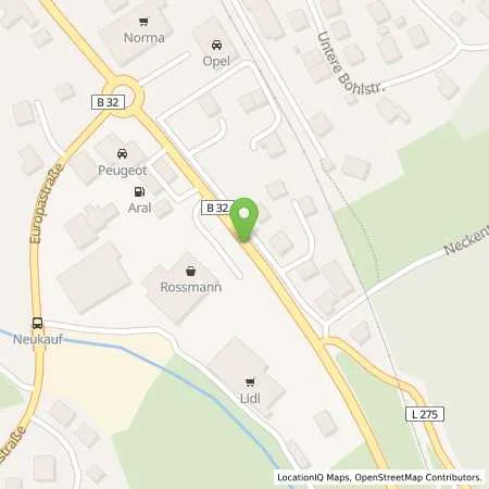 Standortübersicht der Tankstelle Aral Tankstelle Josef Straub GmbH in 72501 Gammertingen