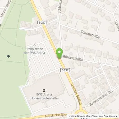 Standortübersicht der Tankstelle TOTAL Station in 73033 Göppingen