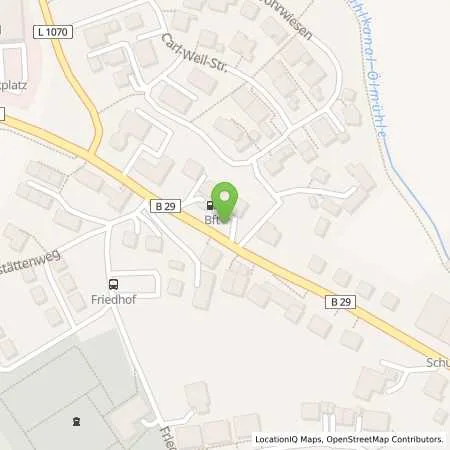 Standortübersicht der Tankstelle Schwenninger Karl Kfz-Werkstatt in 73441 Bopfingen