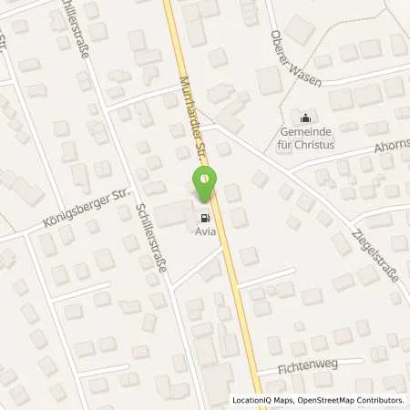 Standortübersicht der Tankstelle Avia Tankstelle / Ford-Autohaus Ostertag in 73642 Welzheim