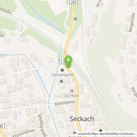 Standortübersicht der Tankstelle Avia Tankstelle in 74743 Seckach