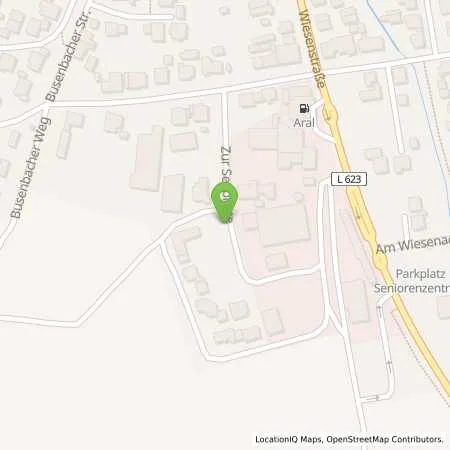 Standortübersicht der Tankstelle HYBRIONIK GmbH & Co. KG in 76228 Karlsruhe-Grünwettersbach