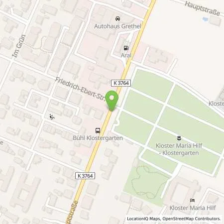 Standortübersicht der Tankstelle Aral Tankstelle in 77815 Bühl