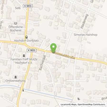 Standortübersicht der Tankstelle Autohaus Ernst + König in 79108 Freiburg