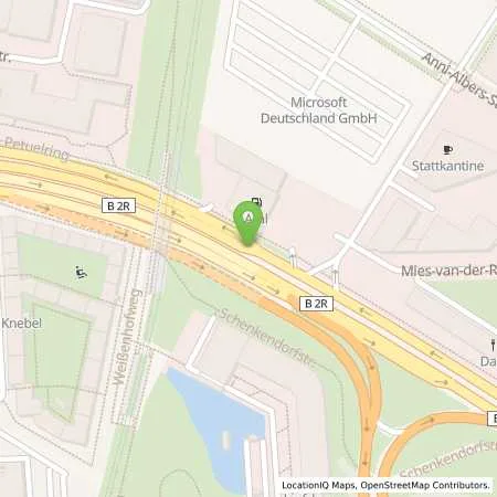 Standortübersicht der Tankstelle Aral Center in 80807 München-Schwabing