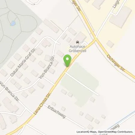 Standortübersicht der Tankstelle Autohaus Gröbenzell GmbH & Co. KG in 82194 Gröbenzell