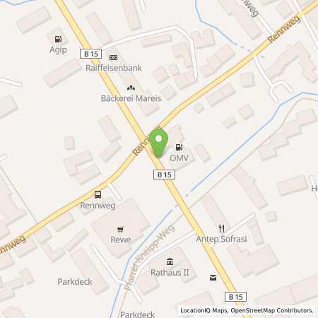 Standortübersicht der Autogas (LPG) Tankstelle: OMV Tankstelle in 84034, Landshut