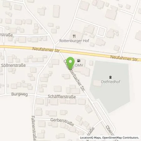 Standortübersicht der Tankstelle OMV Station in 84056 Rottenburg