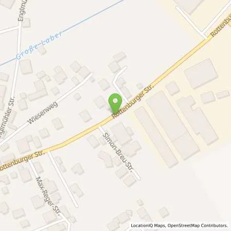 Standortübersicht der Tankstelle Tankstelle Horst Lang in 84076 Pfeffenhausen