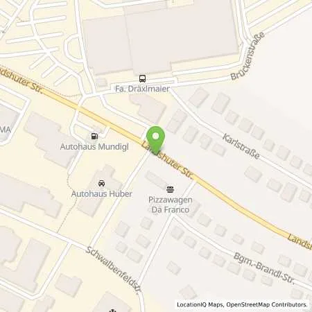 Standortübersicht der Tankstelle OMV Tankstelle in 84137 Vilsbiburg