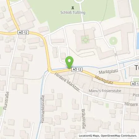 Standortübersicht der Tankstelle Tank & Shop Stefan Gratz in 84577 Tüßling