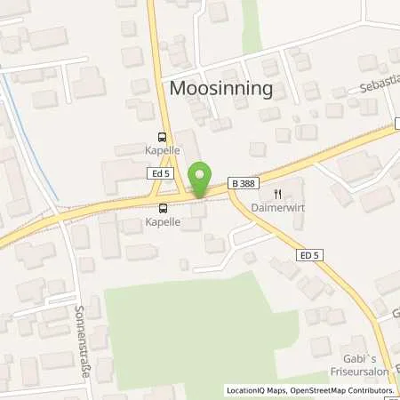 Standortübersicht der Tankstelle Freie Tankstelle Emil Mayr in 85452 Moosinning