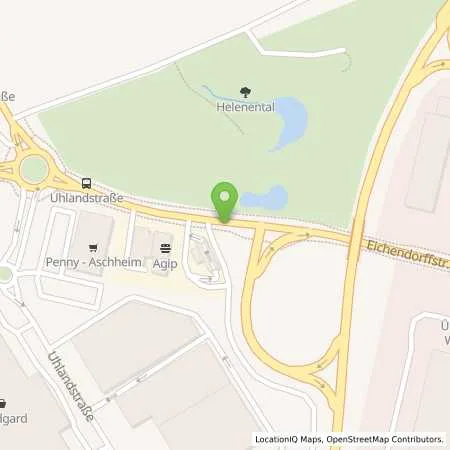 Standortübersicht der Tankstelle AGIP Tankstelle in 85609 Aschheim