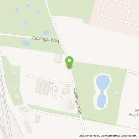 Standortübersicht der Tankstelle Aral / Allguth Station Augsburg in 86154 Augsburg