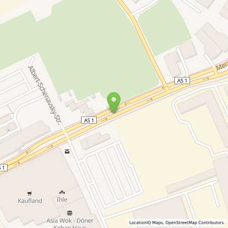 Standortübersicht der Autogas (LPG) Tankstelle: PINOIL in 86165, Augsburg-Lechhausen