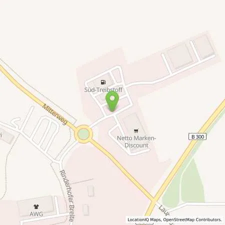 Standortübersicht der Tankstelle Süd Treibstoff Tankstellle in 86529 Schrobenhausen