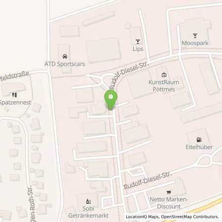 Standortübersicht der Tankstelle Eitelhuber GmbH & Co. KG (Agip) in 86554 Pöttmes